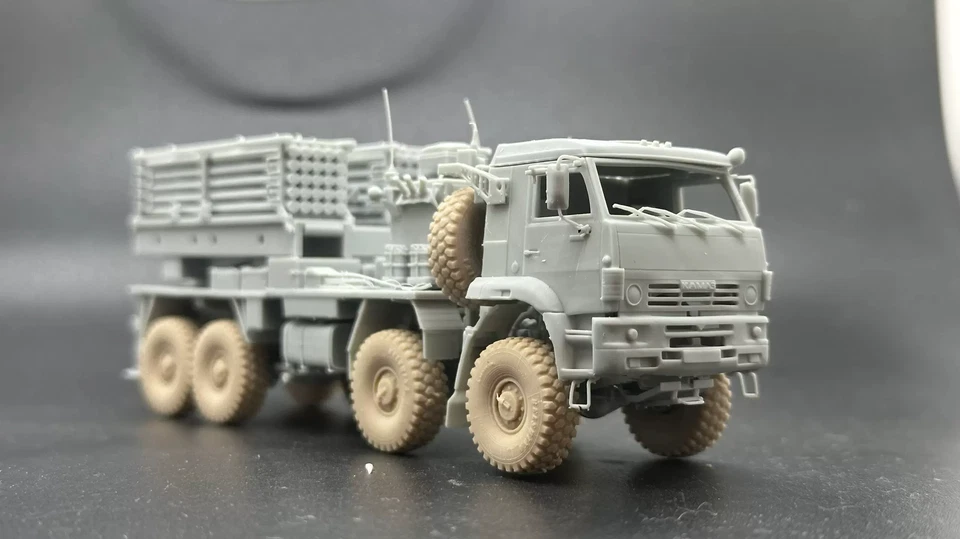 3D Printed 1/72/87/144 Remote mine-clearing vehicle Kamaz Big 8 Model Kit NEW - Image 3 of 4