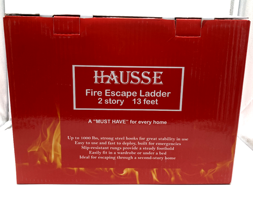 Hausse einziehbare 2-stöckige Feuerfluchtleiter 13 Fuß - Bild 8 von 9