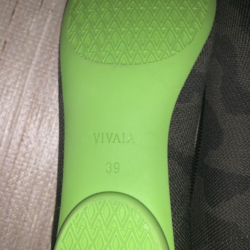 Ballerine Vivaia Tiana leggere punta mandorla verde scuro mimetiche donna taglia 8 EU 39 - Foto 8 di 14