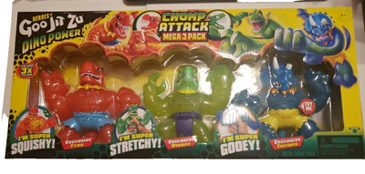 Heroes of Goo Jit Zu Dino Power Chomp Attack Mega 3 Pack
