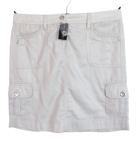 Jupe Crayon White House Black Market – Broderie Géométrique Bleu Et Blanc – Taille 8 – Neuve Avec étiquettes