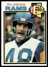 1979 Topps #312 Bill Simpson Los Angeles Rams