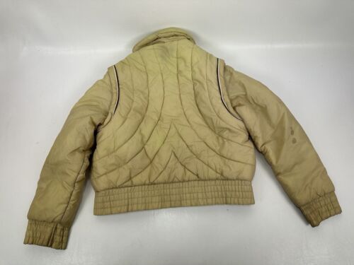 Fashion Bug Puffer Jacke Weste Vintage Damen M abnehmbare Ärmel 80er - Bild 3 von 7