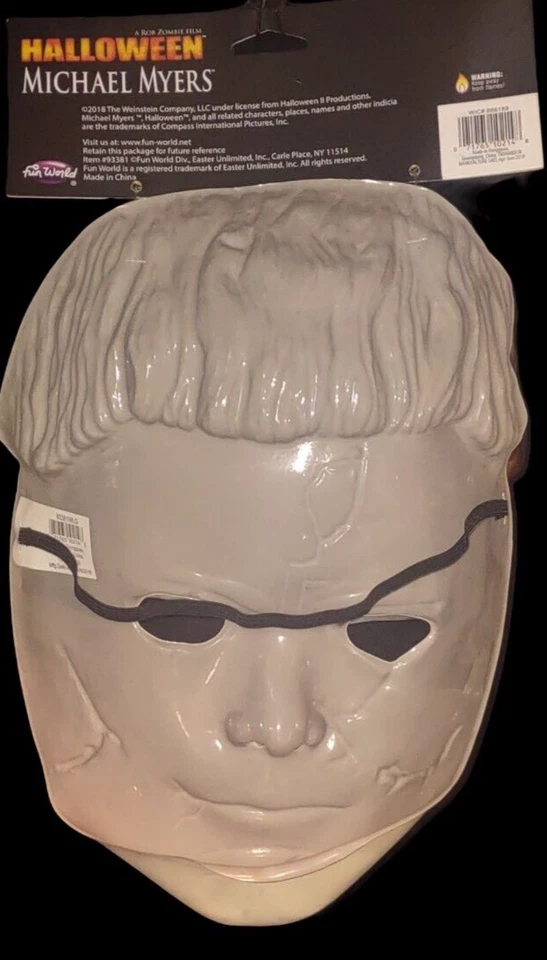 NEW Michael Myers Halloween Face Mask Adult Costume HORROR COSPLAY ROB ZOMBIE - Image 2 of 4