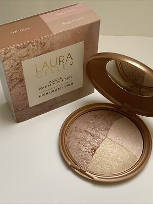 Laura Geller Highlighter Trio Warm-n-Whimsy 24K Glow, Angel Glow und Sugar Set
