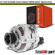 Alternator for Dodge Ram 2500 Ram 3500 99-00 L6 5.9L 136A 12V CW 8 Groove Pulley
