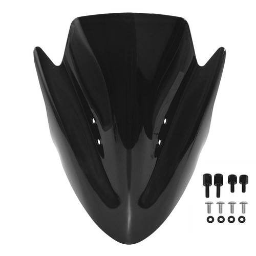 Double Bubble Windscreen Windshield Wind Deflector For KAWASAKI ER-6N 2012-2016 - Foto 6 di 18