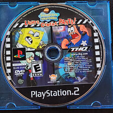 SpongeBob SquarePants Lights Camera Pants PS2, Loose, Tested