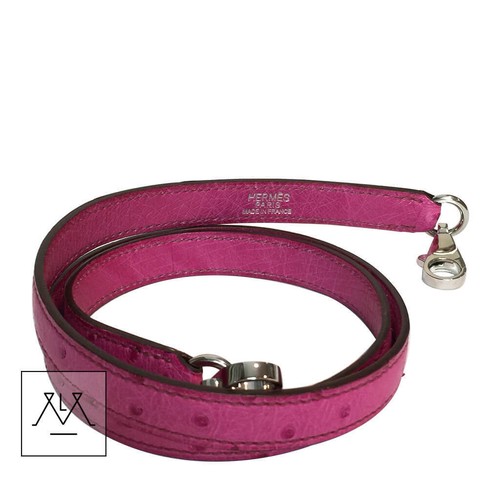 Hermes Kelly Bag 32cm Ostrich Pink Fuchsia PHW - Picture 9 of 10
