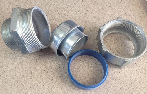 T&B 1-1/2" Straight Fitting Connector LiquidTight Metal Flexible Conduit TAB5236 - Picture 8 of 9