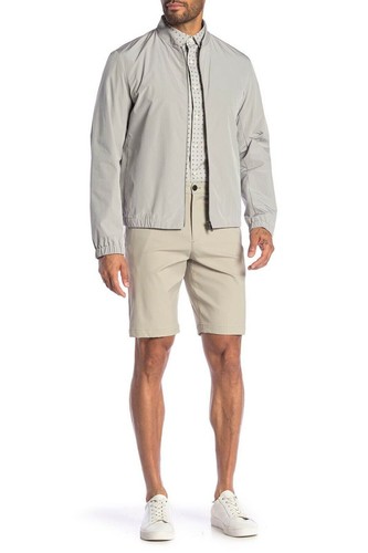 Theory Mens Sediment Active Nylon Shorts Tan, Size 34 - Picture 2 of 4