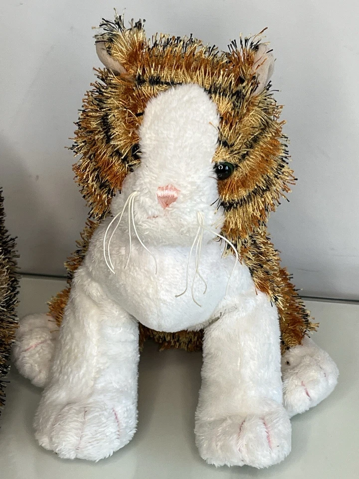 Ganz Webkinz Lil Kinz Striped Tabby Alley Cat and Leopard Plush Stuffed Animals - Image 3 of 4