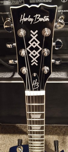 Harley Benton WMI-made SC-Custom III Flametop Eclipse Stainless Steel Frets MORE - Picture 4 of 20