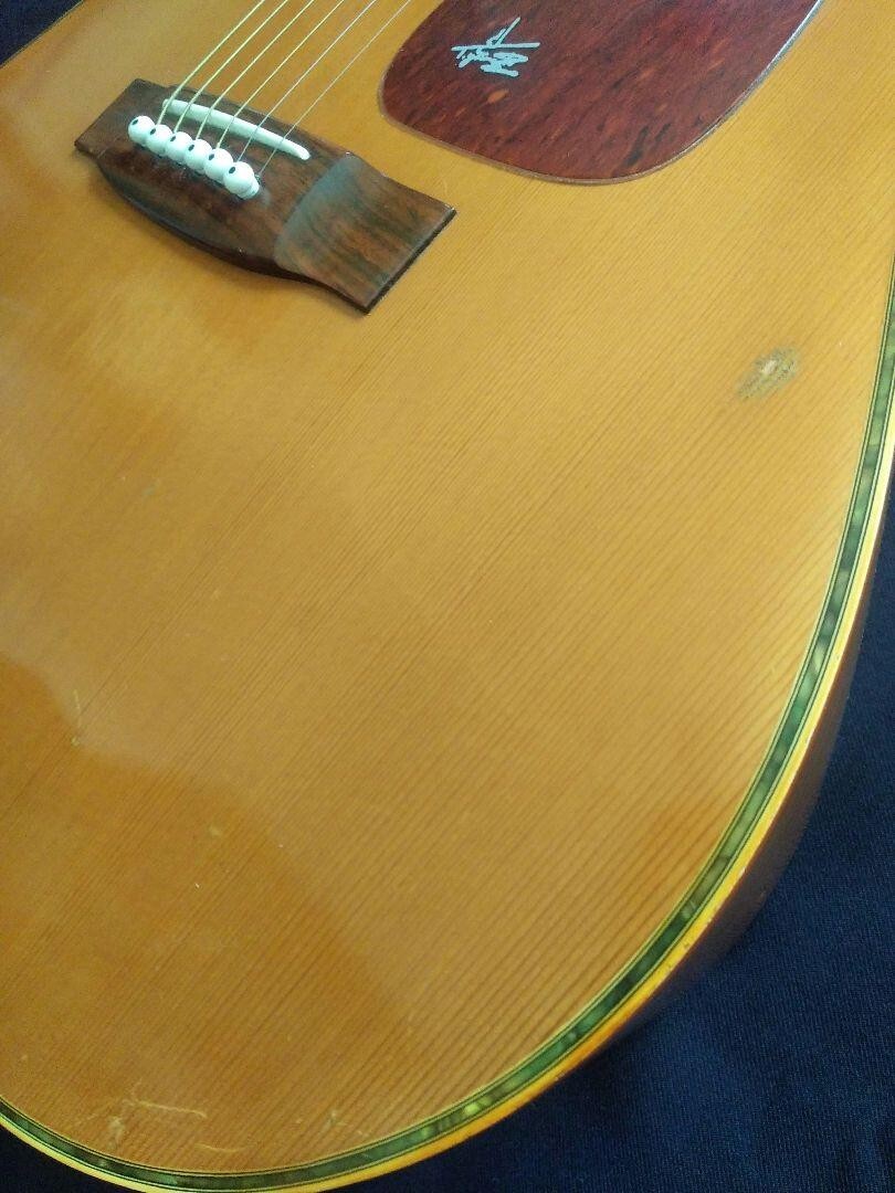 TAKEHARU GUITAR　WT-250　made in Japan Takeharu WT-250 Acoustic Guitar - YouTube
