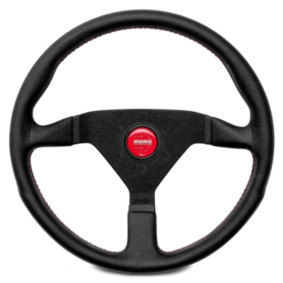 momo モンテカルロ350mm Momo Montecarlo 350mm Diameter Steering Wheel With Black