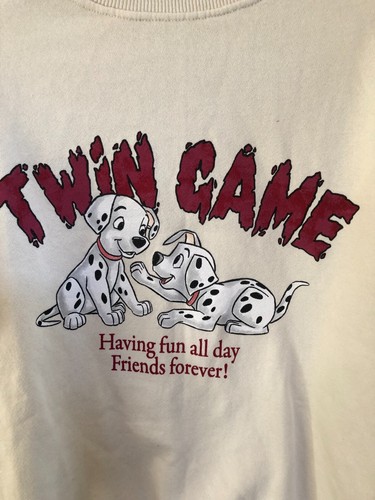 Zara Girls Sweatshirt Disney Classic 101 Dalmations Twin Game 11-12 NWT $29 - Picture 2 of 7