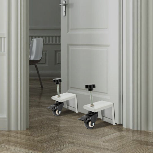 Strumento di installazione porta 1000 libbre pesante porta appendere Jig Dolly per spessore 1,37-1,75 pollici - Foto 3 di 15