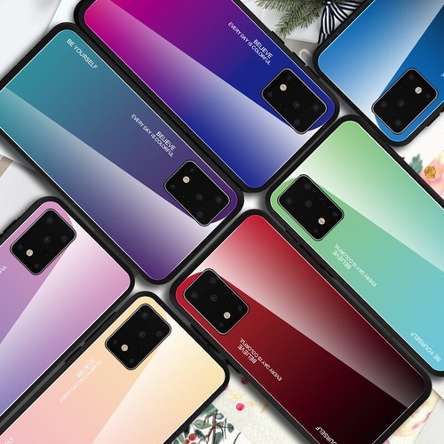 Gradient Tempered Glass Hard Case For Samsung Galaxy S24 Ultra S23 S22 A53 Cover - Picture 9 of 20