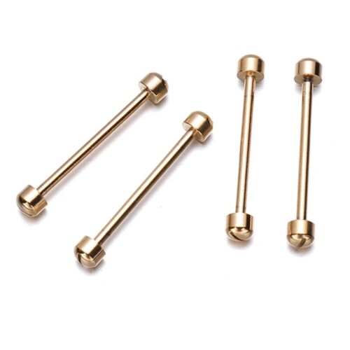 2 piezas Correa de reloj Tornillo Tubo Varillas Pin de fricción Cierre Pulsera Fijación para Pulsera - Imagen 14 de 28