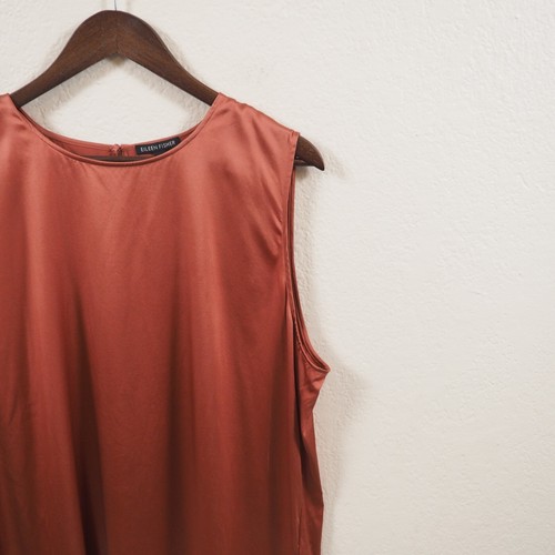 Eileen Fisher Seidentop Damen XL glänzend Arbeit Karriere ruhig Luxus Lagenlook zeitlos - Bild 7 von 22