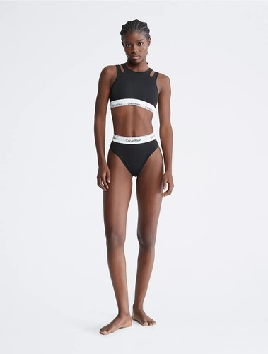 NWTCalvin Klein Women's (X-LARGE) Modern Cotton Deconstructed Unlined QF7200-001 - Picture 4 of 4