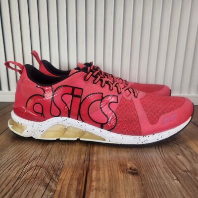 Asics Gel-Lyte One Eighty 180 Men Sz 10 Red Athletic Running Workout Shoes H6B0N