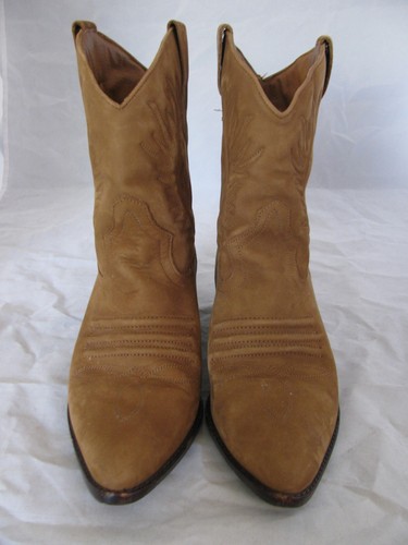 Sabree Women's Tan Color Suede Cowboy Boots "Laurie" Size 7C? - Picture 9 of 13