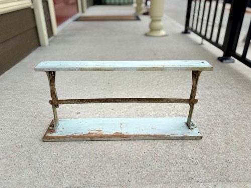 Antique General Store Paper Roll Holder with Cutter - Picture 2 of 7