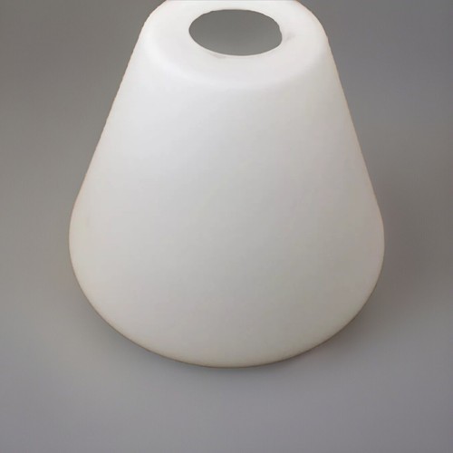 Lampenschirm E27 Ersatzglas Weiß mat Glocke Lampen Glas Ø210mm Höhe 150mm - Bild 4 von 9