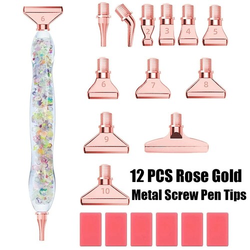 Diamond Painting Pen Tools Set DIY Diamond Art Head & 12PC pen Tips Accessories - Picture 3 of 12