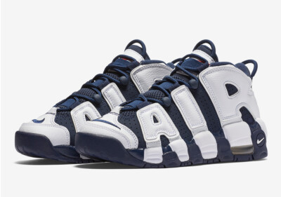 未使用ナイキAir More Uptempo サイズ 6.5 Nike YOUTH Air More Uptempo (GS) White Midnight Navy SIZE 5.5Y