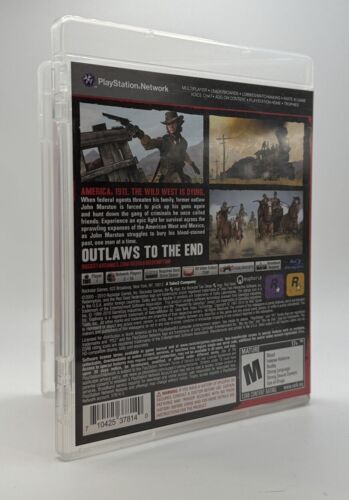 Red Dead Redemption (PS3 Sony PlayStation 3, 2010) With Map and Manual - Picture 3 of 4