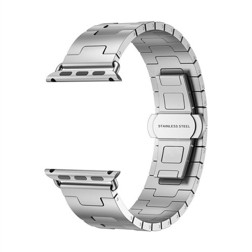 Für Apple Watch Ultra Series 10 9 8 7 6 5 4 40/42/45/49mm Titan Metall Armband - Picture 25 of 26