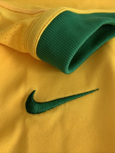 Nike Herren Brasilien Fußball Nationalmannschaft Trikot Größe Medium M Vintage - Bild 2 von 8