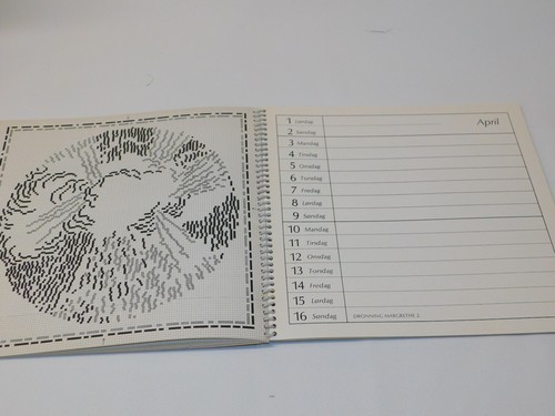 Haandarbejdets Fremme Vintage Danish Calendar 1978 DANISH WEATHER Her Majesty - Picture 6 of 15