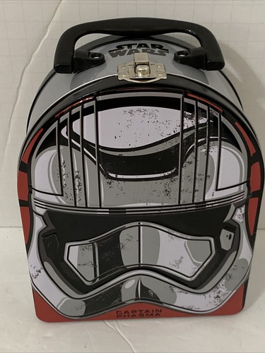 Official Star Wars VII Force Awakens Captain Phasma Arched Tin Lunch Box A30 - Picture 4 of 11