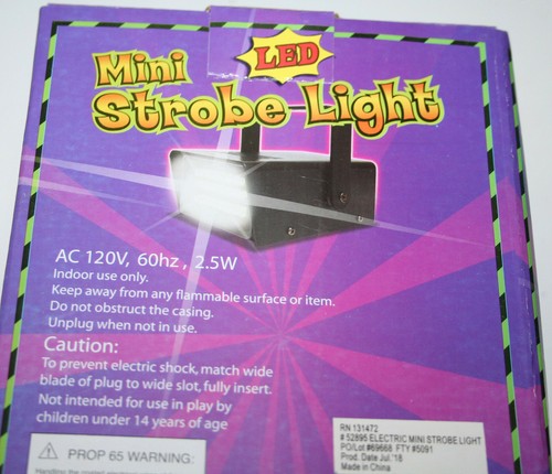 LED Mini Strobe Light bright special effect lighting DJ party club home prop fun - Picture 8 of 11