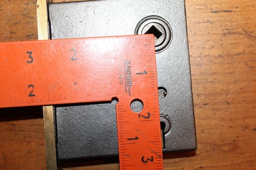 Victorian Eastlake Nashua/Lockwood #3400 Mortise B-12800 C:1885 Cast Bronze R-15 - Bild 3 von 7