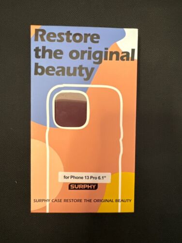 SURPHY Burgundy Silicone Case For iPhone 13 Pro 6.1” - Photo 2 sur 3