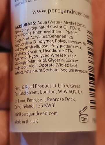 Percy & Reed Turn Up The Volume Volumising No Oil Öl 60ml Neu ohne Verpackung - Bild 7 von 7