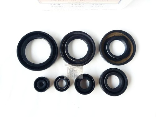 FOR Suzuki 1973-1977 TC100 K/L/M/A/B Oil Seal Kit New 7pcs - Foto 4 di 4