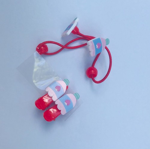 Kids Hair Clips with Band Set Cute Various Designs for Girls and baby - Picture 6 of 7