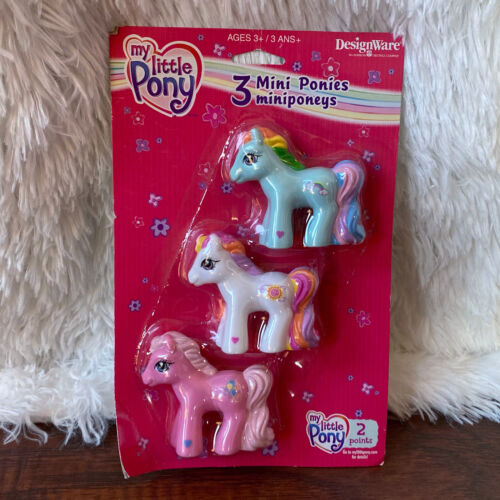 2003 G3 My Little Pony PARTY FAVORS Mini Ponies NEW SEALED DesignWare Pinkie Pie