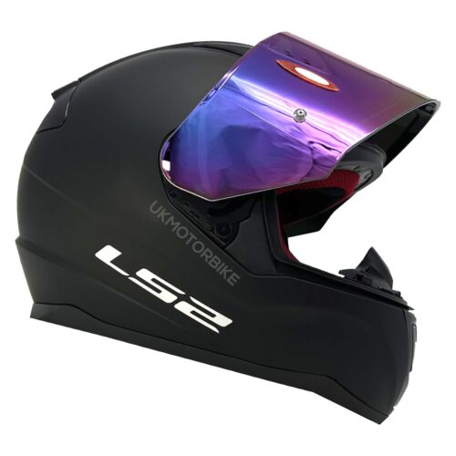 LS2 FF353 Rapid Motorbike Motorcycle full face Helmet Matt Black Dark Free Tint - Picture 10 of 30