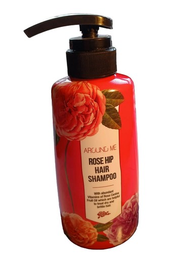 Around Me Rose Hip Hair Shampoo w/ Vitamins 500ml Exp 12.30.2023 New - Picture 1 of 9