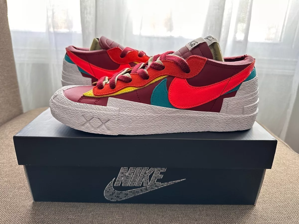 Nike x Kaws x Sacai Blazer Low Team Red - Size US9 Brand New