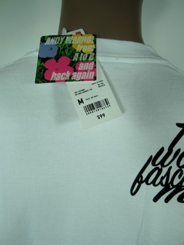 Camiseta Andy Warhol Skull Art Uniqlo Mediana Rara Nueva Con Etiquetas Agotada - Imagen 2 de 6