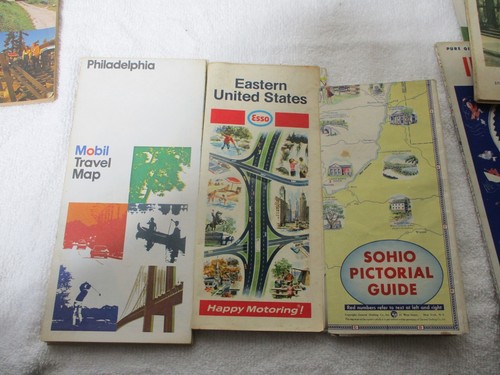 LARGE LOT OF GAS OIL PETRO PETROLEUM MAPS GULF SOHIO SINCLAIR TEXACO SUNOCO 66 - Picture 3 of 9
