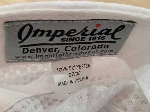 Team Up Penelope House White Adjustable Baseball Cap Hat by Imperial - Picture 7 of 7