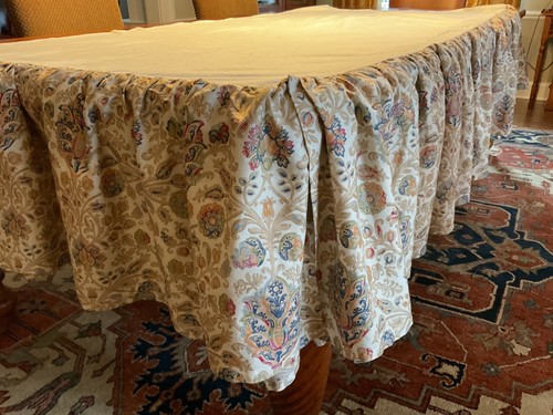 CHAPS Ralph Lauren Marrakesh King Dust Ruffle Bed skirt 74 x 80 VGC - Picture 16 of 16